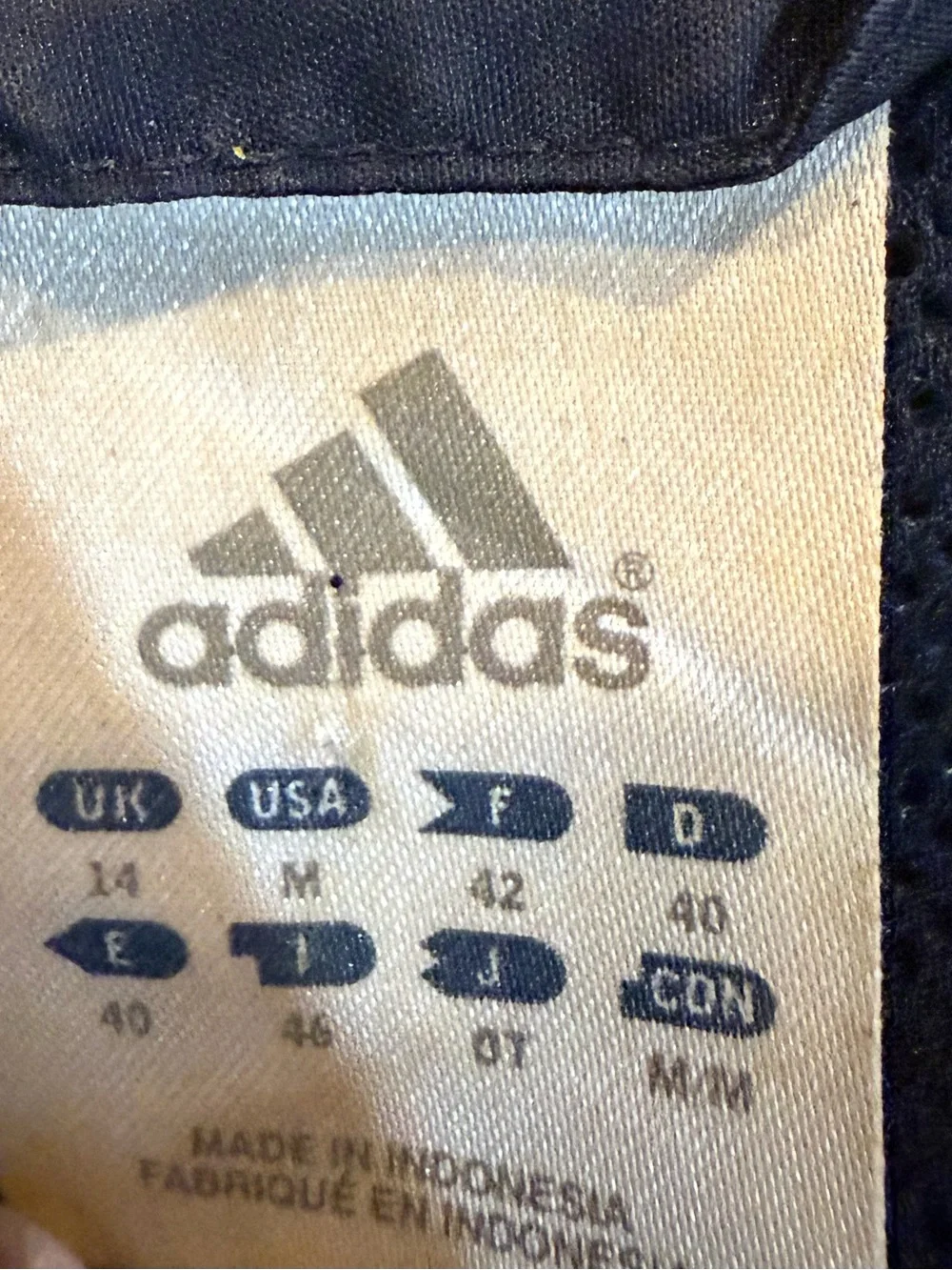 adidas Black Windbreaker with White Three-Stripes